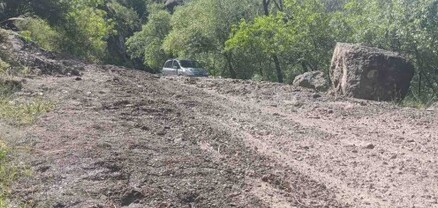 Տեղի է ունեցել սելավային հոսք. դեպի Ջերմուկ հին ավտոճանապարհն անանցանելի է