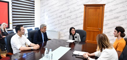 Ժաննա Անդրեասյանը հանդիպել է հեղինակավոր մրցույթներում հաղթած արտիստ Ռազմիկ Մարուքյանի հետ