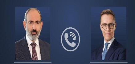 Տեղի է ունեցել Նիկոլ Փաշինյանի հեռախոսազրույցը Ֆինլանդիայի նախագահ Ալեքսանդր Ստուբի հետ