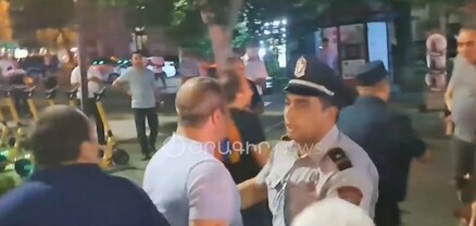 Թուրք Նիկոլի՞ն ես պաշտպանում, արա՛․ լարված իրավիճակ՝ իրազեկման երթի ժամանակ