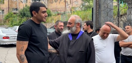 Գորիսում Առուշ Առուշանյանը դիմավորեց Բագրատ Սրբազանին