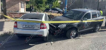 Վայոց ձորի մարզում բախվել են «Porsche Cayenne»-ն ու «Lada Priora»-ն. կա վիրավոր. shamshyan.com