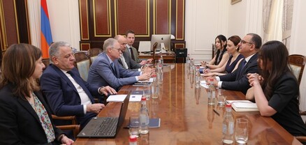 Տիգրան Խաչատրյանն ընդունել է ԵՄ Արտաքին գործողությունների եվրոպական ծառայության տնօրենին