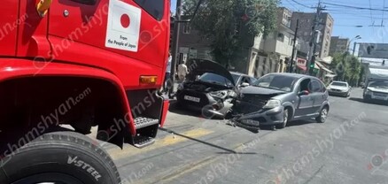 Երևանում բախվել են «Citroen»-ն ու «Hyundai»-ն. տուժածներ չկան. shamshyan.com