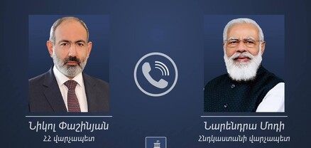 Հնդկաստանի վարչապետը զորակցություն է հայտնել ՀՀ-ին տեղի ունեցած հեղեղումների կապակցությամբ