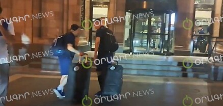 Ղազախստանի ֆուտբոլի ազգային հավաքականը ժամանեց Երևան