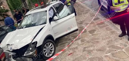 «BMW X3»-ը Իջևանում՝ գինու գործարանի մոտ, բախվել է 2 «ՎԱԶ 2107»-ի և «ՎԱԶ 2110»-ի. shamshyan.com