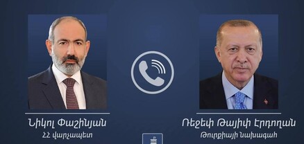 Նիկոլ Փաշինյանը հեռախոսազրույց է ունեցել Թուրքիայի նախագահի հետ․ հնչել են փոխադարձ շնորհավորանքներ