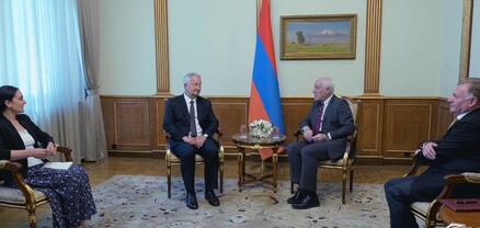 Վահագն Խաչատուրյանն ընդունել է Հայաստանում Գերմանիայի դեսպան Վիկտոր Ռիխտերին