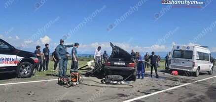Գեղարքունիքի մարզում «BMW»-ն մխրճվել է բեռնատարի կցորդիչի մեջ. կա զոհ. shamshyan.com