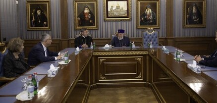 Ամենայն Հայոց Կաթողիկոսն ընդունել է Ամերիկայի հայկական համագումարի ղեկավար կազմին