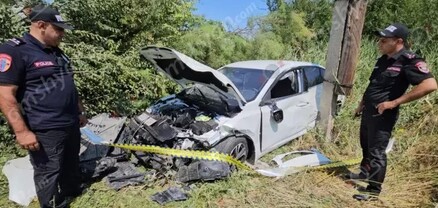 Արարատի մարզում Nissan-ը բախվել է ծառին, կոտրել այն և հայտնվել դաշտում. կա վիրավոր. shamshyan.com