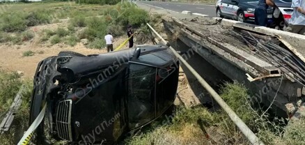 22-ամյա վարորդը «Mercedes»-ով կողաշրջված հայտնվել է չգործող ջրատարում. կա վիրավոր. shamshyan.com