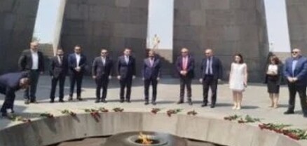 Թբիլիսիի քաղաքային խորհրդի նախագահ Գիորգի Տղեմալաձեն այցելել է Հայոց ցեղասպանության հուշահամալիր