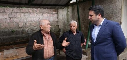 Ալեն Սիմոնյանը շրջել է աղետի գոտում՝ ծանոթանալով հասցված վնասներին