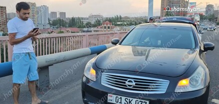 «Volkswagen»-ը Դավիթաշենի կամրջի վրա վրաերթի է ենթարկել «Nissan»-ի վարորդին. կա վիրավոր. shamshyan.com