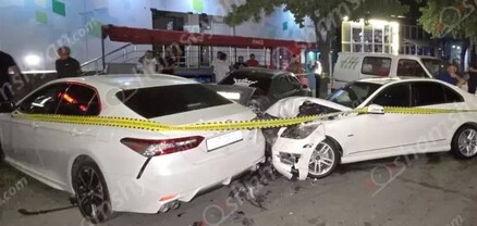 Երևանում բախվել են BMW-ն, 2 Mercedes-ներն ու Toyota-ն. կան վիրավորներ. shamshyan.com