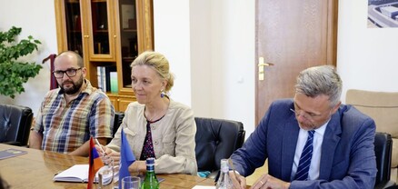 ՏԿԵ նախարարը և ՀՀ-ում ՄԱԿ-ի մշտական համակարգողը քննարկել են համայնքային ենթակառուցվածքների զարգացման հարցեր