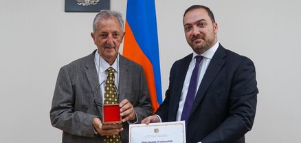 ՀՀ ԱԳՆ գլխավոր քարտուղարը SPFA-ի նախագահին հանձնել է  պատվո մեդալ