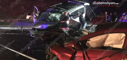 Շիրակի մարզում բախվել են «Hyundai Elantra»-ն ու «Mercedes Vito»-ն. կա 8 վիրավոր. shamshyan.com