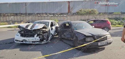 Պռոշյան գյուղում բախվել են «Mercedes»-ն ու «Nissan»-ը. կա 2 վիրավոր. shamshyan.com