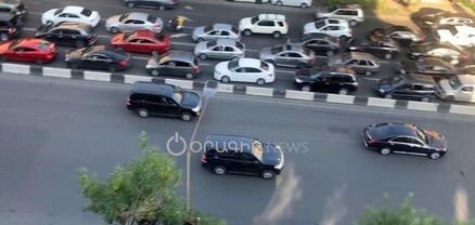 Լոնդոնում՝ հեծանիվով, Երևանում՝ թիկնազորով. Արշակունյաց պողոտան փակել են Փաշինյանի համար
