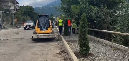 Հիմնանորոգվում է Ենոքավան-Կարմիրգյուղ հանրապետական նշանակության ճանապարհի մի հատվածը
