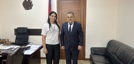 Կարեն Գիլոյանն ընդունել է Ծանրամարտի Եվրոպայի չեմպիոն Հռիփսիմե Խուրշուդյանին