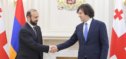 Արարատ Միրզոյանը հանդիպում է ունեցել Վրաստանի վարչապետ Իրակլի Կոբախիձեի հետ