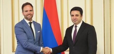 ԱԺ նախագահ Ալեն Սիմոնյանն ընդունել է  Նիդերլանդների խորհրդարանի անդամներին