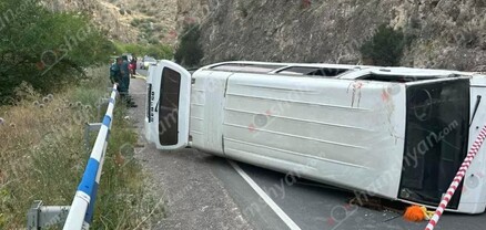 «Mitsubishi»-ն, որի վարորդը վարորդական իրավունքի վկայական չի ունեցել, կողաշրջվել է. shamshyan.com