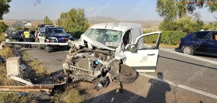 Կոտայքի մարզում բախվել են «Shacman» բեռնատարն ու «Ford»-ը. shamshyan.com 