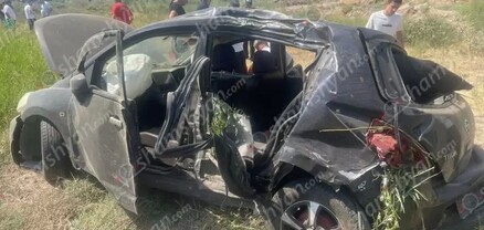 Արարատի մարզում բախվել են «Kia»-ն ու «Nissan»-ը. վերջինը հայտնվել է դաշտում. կա 2 վիրավոր. shamshyan.com