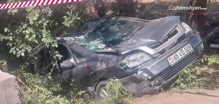 Արմավիրի մարզում բախվել են «ԳԱԶ 3110»-ն ու «Opel»-ը․ վերջինը հայտնվել է փոսում․ կան վիրավորներ․ shamshyan.com