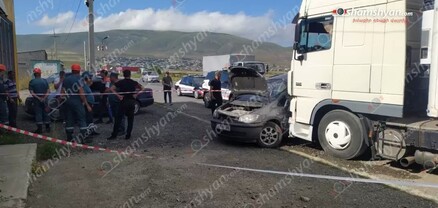 Սևանում բախվել են «Opel Zafira»-ն ու «DAF» բեռնատարը․ կա 1 զոհ, 4 վիրավոր. shamshyan.com