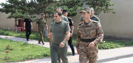 Սուրեն Պապիկյանն այցելել է բանակային զորամիավորումներից մեկը