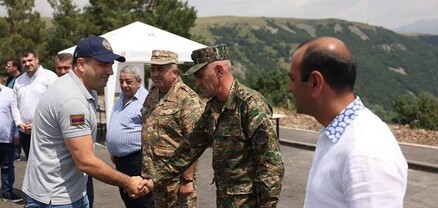 Ալեն Սիմոնյանն այցելել է Ջերմուկ, ծանոթացել հայ-ադրբեջանական սահմանին տիրող իրավիճակին