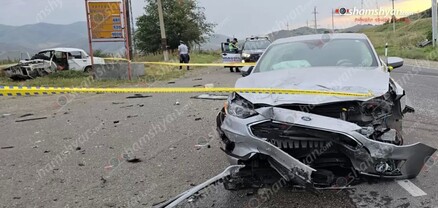 Լոռու մարզում բախվել են «Ford Fusion»-ն ու «ՎԱԶ 2107»-ը. կա 4 վիրավոր. shamshyan.com