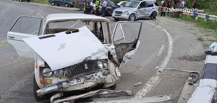Վանաձոր-Ալավերդի ճանապարհին բախվել են «Mercedes ML»-ն «06»-ը. կան վիրավորներ. shamshyan.com