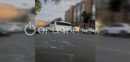 Խցանում՝ Արշակունյաց պողոտայում
