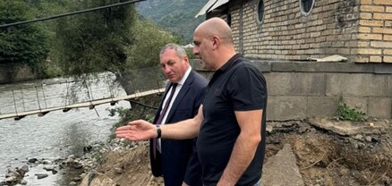 Լոռու մարզպետն այցելել է Սանահին կայարան թաղամաս, հետևել նոր կամրջի կառուցման աշխատանքներին