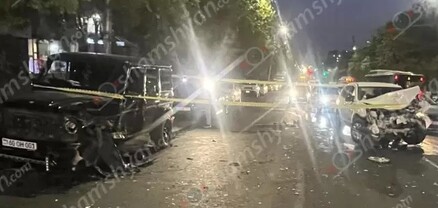 Երևանում բախվել են Mercedes G 500-ն ու Mitsubishi-ն. կան վիրավորներ. shamshyan.com