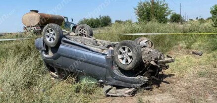 Արարատի մարզում բախվել են «Opel Astra»-ն ու «Lexus»-ը. կա վիրավոր. shamshyan.com