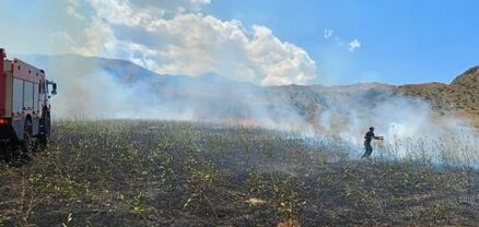 Վայոց ձորում հրդեհ է բռնկվել, ծառեր են ջերմահարվել