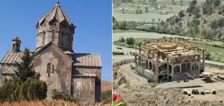 Օկուպացված Բերձորի Սուրբ Համբարձում եկեղեցին հիմնահատակ քանդելուց հետո տեղը մզկիթ են կառուցում