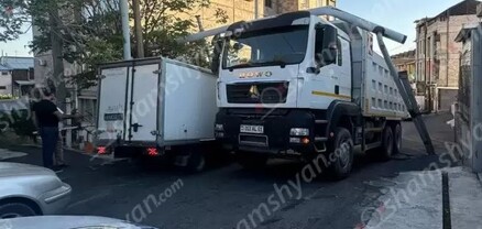 Երևանում բեռնատարը կոտրել է գազատար խողովակները. մոտ 30 տուն մնացել է առանց գազի. shamshyan.com