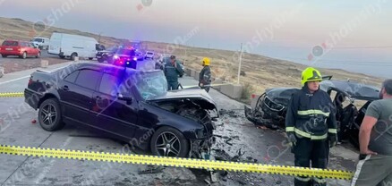 Բազմաբերդ գյուղում բախվել են 2 «Mercedes»-ներն ու «Ford Transit»-ը․ 7 վիրավորների մեջ կան երեխաներ ու կանայք․ shamshyan.com