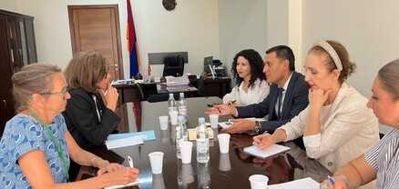 ԿԳՄՍ նախարարի տեղակալ Արթուր Մարտիրոսյանն ընդունել է ֆրանսիական պատվիրակությանը