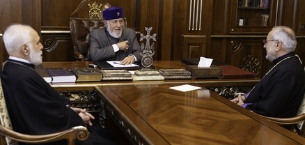 Ամենայն Հայոց Կաթողիկոսն ընդունել է Գևորգ Սրբազանին