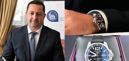 ԵՊՀ նոր նվաճումը․ ՔՊ-ական ռեկտորը 7-10 հազար դոլարանոց ժամացույց ունի